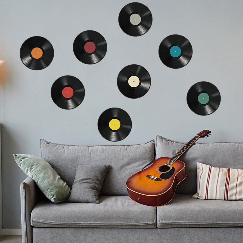 Party Stickers Decals, Vintage Record Walls, Records Wall Decor