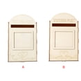 thumbnail image 3 of Ounissouiy Caja de tarjetas para boda Buzón delicado Cajas de estilo simple Contenedores Suministros postales Tarjetas Contenedor Decoración Regalos Decoración del hogar JM01617 Ounissouiy HA012267-01, 3 of 6