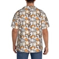 thumbnail image 3 of Wukai Cartoon Cat 1 Men's Casual Short-Sleeve Button Down Shirt,Cuban Shirts for Men,Mens Short Sleeve Dress Shirts-XX-Large, 3 of 5