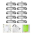 thumbnail image 3 of Miangastore 10pcs Metal Clipboard Clips File Document Board Accessories, 3 of 8
