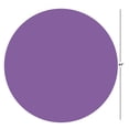 thumbnail image 2 of 1CT 84IN Purple Round Plastic Table Cover by Way To Celebrate, 2 of 4
