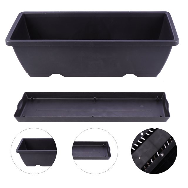 FOMIYES Maceta Para Cultivo Rectangular Ideal Para Balcones Y De Hogar