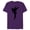 Purple, variant on Peter Pan Tinker Bell Pixie Dust Silhouette - Short Sleeve Blended T-Shirt for Adults - Customized-Ocean Blue