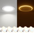 thumbnail image 1 of FREELICHT Paquete de 6 luces LED empotrables de 15 cm regulables, 1 of 8