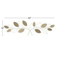thumbnail image 3 of DecMode Brown Metal Leaf Wall Decor, 3 of 11
