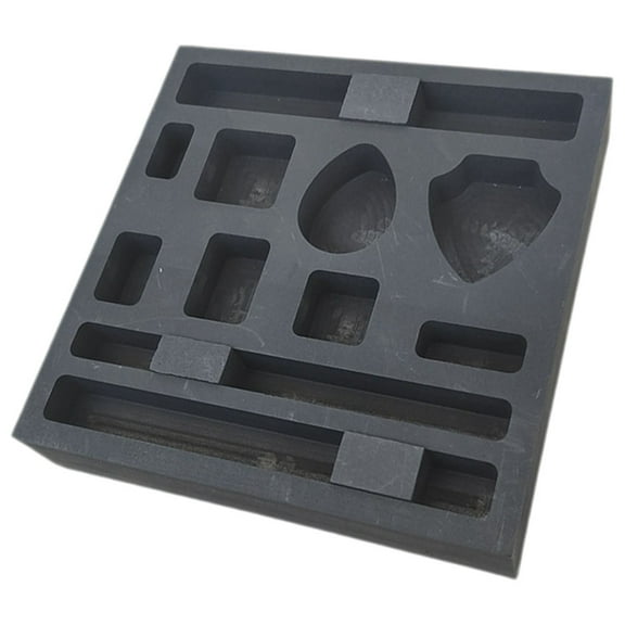 Raindrops metal casting mold Graphite Mold Black for Jewelers Smelting in Metalworking 1Pack