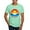 Mint, variant on CafePress - Horizon Sunset Illustration With Crashing Wave T S - Men's Classic Graphic Cotton T-Shirt