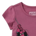 thumbnail image 2 of Marvel Spider-Man Short Sleeve T-Shirt (Girls), Sizes 4-6X, 2 of 4