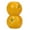 Orange, variant on Ceramic Fruit Candle Holder, Double Stacked Base, Decorative Taper Candlestick Holder