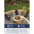 thumbnail image 2 of KINGYES Folding Adirondack Chair Set of 2,HDPE All-Weather Folding Adirondack Chair, Chair Companion for Patio Garden，Backyard Deck, 2 of 5