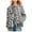 a-Black11, variant on Womens Gingham Check Long Sleeve Blouse Tie Front Keyhole Neck Peplum Hem Puff Sleeve Casual Top For Spring Summer Daily Wear Black M
