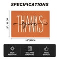 thumbnail image 6 of Smile Give Thanks Orange Thanksgiving Placemats 12x18 Inch Set of 4, 6 of 7