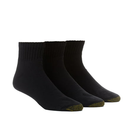 Gold Toe - Gold Toe Men's Full Cushion Cotton Quarter Socks, 6 Pairs ...