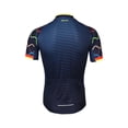 thumbnail image 4 of ARSUXEO - Maillot de ciclismo de manga corta para hombre, de secado rápido, para montaña, ciclismo de carretera, con cremallera reflectante, Z84, 4 of 5