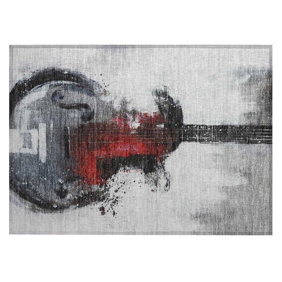 Dalyn Rugs Machine Washable Indoor/Outdoor Chantille ACN2091 Gray 1'8" x 2'6" Rug