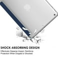 thumbnail image 6 of DuraSafe Cases iPad 5th 6th 9.7 Inch Air 2nd 1st [ iPad 5 6 Air 1 2 ] A1893 A1954 A1822 A1823 UltraSlim Lightweight Shock Absorbant Flexible TPU Protective Clear Case - Navy Blue, 6 of 6