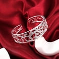 thumbnail image 3 of Pulseras de plata para mujer, hechas a mano, de plata de ley 925, apilables, para mujer, 3 of 5