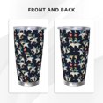 thumbnail image 3 of Salouo Cartoon Sharks Print 20oz Tumbler with Lid,Stainless Steel Vacuum Insulated Tumbler Durable Insulated Coffee Mug Thermal Cup with Splash Proof Sliding Lid-Without Straw, 3 of 8