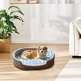 thumbnail image 4 of Cooling Pet Bed Blue Small Washable Dog Bed for Small Dogs Dog Bed with Removable Cover Cool Dog Bed for Summer Pet Cat Supplies, 1 Pack, 4 of 4