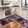 thumbnail image 3 of Kitchen Rugs Sets Of 2,Purple Camo Tree Branch Pattern Anti Fatigue Kitchen Mat Rugs Non Slip Washable,Decorative Kitchen Floor Mats for Kitchen,Sink,Laundry,17"x47"+17"x47", 3 of 5
