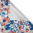 thumbnail image 4 of Ambesonne Floral Aquarelle Window Valance, Botany Pattern, 54" X 18", Coral Blue White, 4 of 4