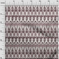 thumbnail image 2 of oneOone Organic Cotton Poplin Twill Fabric Ogee Ikat Decor Fabric Printed BTY 42 Inch Wide, 2 of 4