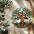 thumbnail image 5 of Metal Tree of Life Wall Art, Decorative Iron Crafts Hanging Pendant for Home, Living Room, and Holiday Decor, Unique Housewarming Gift, 5 of 6