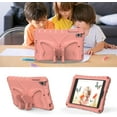 thumbnail image 3 of KOMI Kids Case for iPad Mini 1st/2nd/3rd/4th/5th Generation 7.9-inch - Screen Protector Included - Butterfly Kickstand - Child Friendly EVA Foam Shockproof Cover Case with Shoulder Strap, 3 of 5