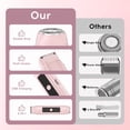 thumbnail image 6 of 2 in 1 Electric Razors for Women - Bikini Trimmer with Dual Heads, Rechargeable Shaver Body Hair Trimmer for Face Lip Chin Pubic Underarm Legs, 6 of 8