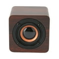 thumbnail image 4 of Vintage  Speaker, Clear Sound Quality Multifunctional MDF  Speaker  For Outdoor Walnut, 4 of 8