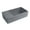 Matte Cement, variant on Whitehaus Home Indoor Farmhouse Kitchen Bathroom Large Quatro Alcove Reversible Fireclay Sink With Integral Drain Board And Decorative 2 1/2"Lip On Both Sides WHQD540-White