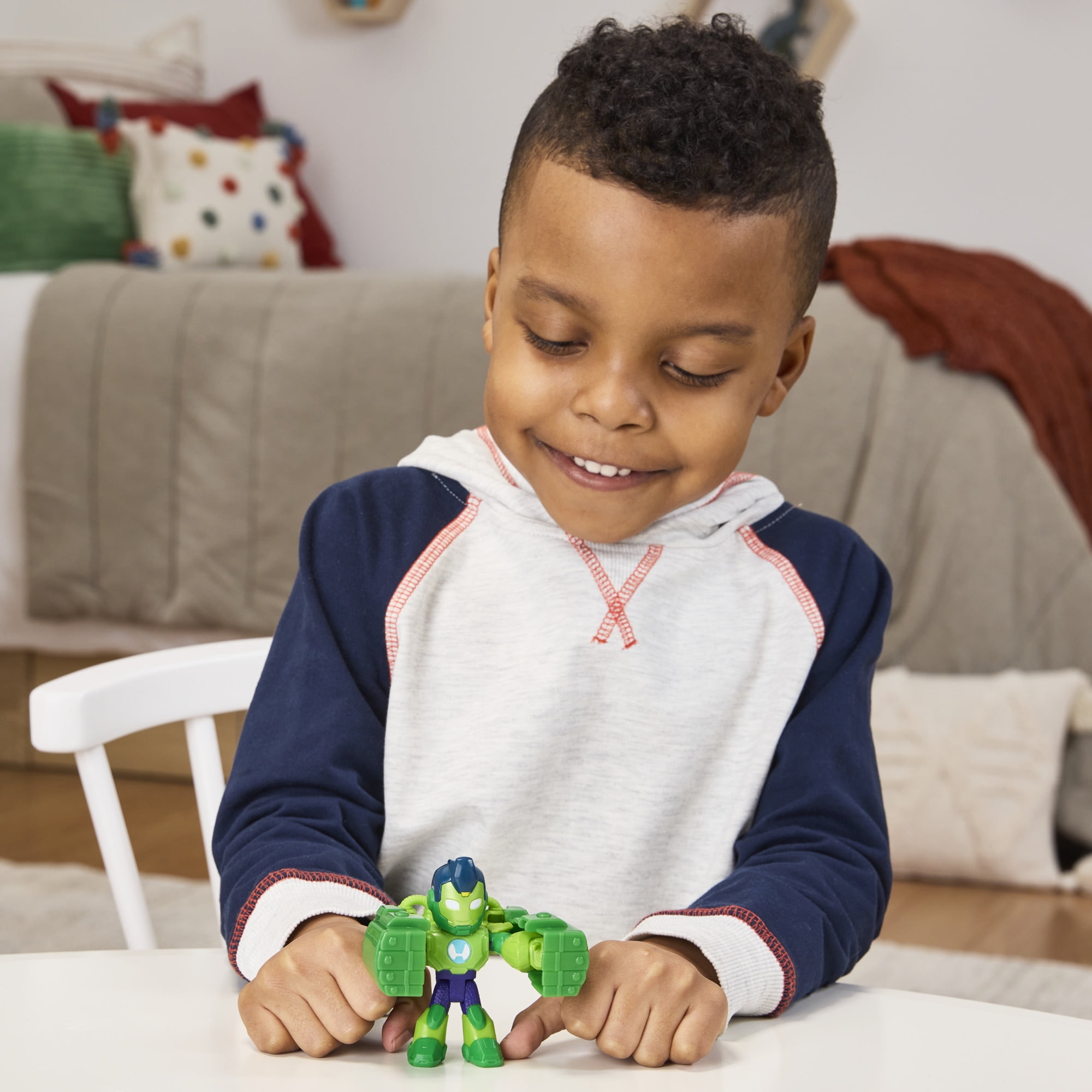 Marvel Iron Man and his Awesome Friends Iron Hulk Action Figure Toy with Accessory