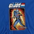 thumbnail image 2 of G.I. Joe Cobra Commander Card Unisex Adult Pull-Over Hoodie, Royal, 2X-Large, 2 of 5
