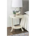 thumbnail image 5 of Pemberly Row Round Transitional Wood Side Table with Shelf in White Multi-Step, 5 of 8