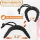 thumbnail image 3 of 5-Pack Emergency Door Wedges, Tactical Door Stops for First Responders, Durable Black Security Door Jam Devices, 3 of 5