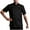 Black, variant on Chef Coat with Mesh Lightweight Breathable Chef Jacket Men Short Sleeve Stand up Collar Chef Uniform for Kitchen,Restaurant,Bakery White