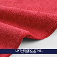 thumbnail image 2 of Canadian Linen Microfiber Cleaning Cloth, 12 Pack, 12"x12", Highly Absorbent Soft Reusable Washable Quick Dry Car Mirror Cloth for Home Window Spa Red, 2 of 9