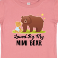 thumbnail image 4 of Inktastic Mimi Bear Loves Me Grandbaby Boys or Girls Baby T-Shirt, 4 of 5