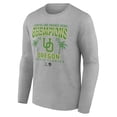 thumbnail image 2 of Men's Gray Oregon Ducks College Football Playoff 2026 Orange Bowl Champions Hometown Pride Long Sleeve T-Shirt, 2 of 3