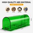 thumbnail image 5 of 6 Pcs Humane Mouse Traps No Kill,Catch and Release Mouse Traps That Work,Live Mouse Trap Small Capture Cage,Reusable Mice Trap Catch for House & Outdoors, 5 of 5