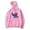 Pink, variant on Junior H Belicos Somos Belicos Morimos Hoodie Long Sleeve Pullover Women Men Fashion Sweatshirt