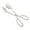 Silver, variant on 1 Pc Premium Stainless Steel Scissor-Style BBQ Tong, Non-Toxic & Heat-Resistant Small Serving Tong, Heavy Duty Kitchen Food Tong for Cooking, Grill, Ice, Bread, 10.04x10.24 Inch, Silver