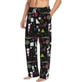 thumbnail image 2 of Xecao Colorful Geometry Men's Straight Lounge Pajama Pants: The Ultimate in Comfortable Sleepwear, 2 of 9