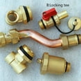 thumbnail image 1 of DN15 Floor heating hydraulic balance differential pressure bypass valve divided by end connection tail fittings, 1 of 5