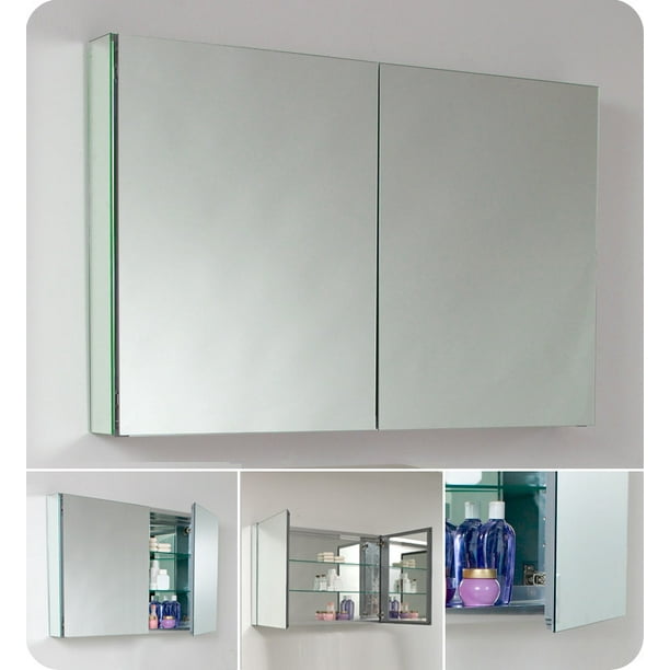 Fresca Fmc8010 40" Double Door Frameless Medicine