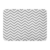 Godpok Modern Geometry Pattern Chevron Black And White Abstract