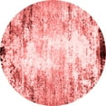 thumbnail image 1 of Ahgly Company Indoor Round Oriental Red Industrial Area Rugs, 4' Round, 1 of 4