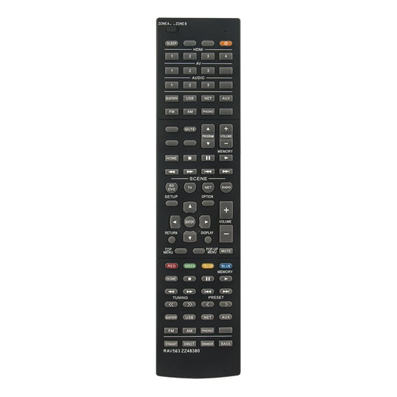 New RAV563-ZZ48380 Replace Remote Control Fits for Yamaha AV Receiver RXA680 RX-A680