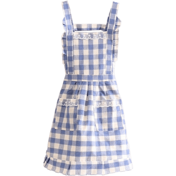 Delantal estilo princesa-728 falda princesa cuadrada grande de encaje Lange