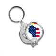 thumbnail image 1 of Wisconsin America Map Stars Stripes Flag Shape Nail Clippers Sharp Fingernail Stainless Steel Cutter, 1 of 3